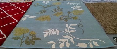 LIGHT BLUE 8'-3" x 11'-0" Flaw in Rug, Reduced Price 1172789519 SOH313A-9 - Image 1 of 4
