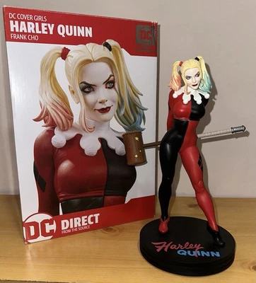 DC Direct Cover Girls Harley Quinn Frank Cho 2252/5000 10" POWB Foto 1 de 4