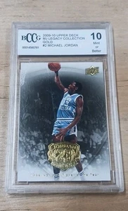 2009-10 UD Jordan Legacy Collection #2 Michael Jordan AGS Gem Mint 10 - Bild 1 von 2