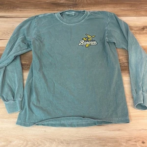 T-shirt Savannah Bananas manica lunga verde acqua grafica cotone donna piccola - Foto 1 di 6