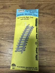 Atlas HO Scale #834 Code 100 Nickel Silver 4 Sections 1/2 - 18" Radius. NOS - Picture 1 of 2