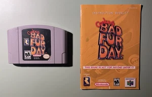 Conker's Bad Fur Day Nintendo 64 N64 with Manual - Picture 1 of 2