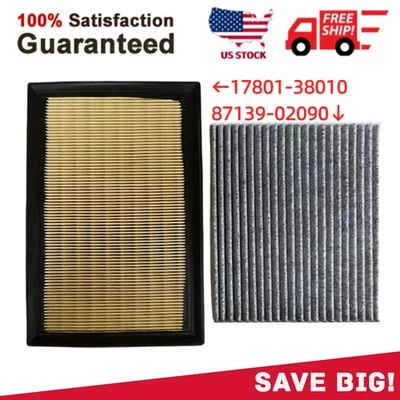 Combo Set Engine & Carbon Cabin Air Filter For Toyota Rav4 2013-2018 L4 2.5L - Image 1 of 4