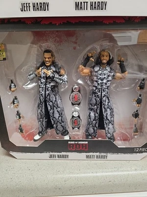 WWE ROH VAULT JAZWARES THE HARDY BOYZ JEFF MATT 2 Pack Figure Elite 3000 ON HAND - Image 1 of 4