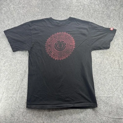 Camisa Element Para Hombre Grande Negra Viento Agua Fuego Tierra Gráfico Camiseta de Patín Foto 1 de 4