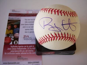 RYAN GARKO GIANTS,INDIANS JSA/COA SIGNED MLB BASEBALL - Picture 1 of 1