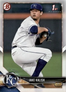2018 Bowman Prospects Jake Kalish Kansas City Royals #BP77 - Picture 1 of 2