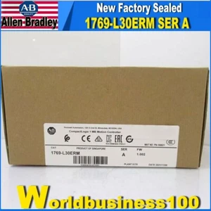 NEW Allen-Bradley 1769-L30ERM CompactLogix 1MB Motion Controller 1769L30ERM PLC - Picture 1 of 5