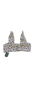 Bralette Free People Boho para mujer Britt bordado cereza blanco combo mediano - Imagen 1 de 7