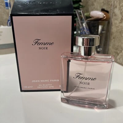 Jean Marc Paris FEMME NOIR Eau de Parfum Spray 3,4 OZ Foto 1 de 3