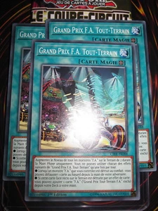 YU-GI-OH! PLAYSET (3 CARTES) GRAND PRIX F.A. TOUT-TERRAIN CIBR-FR088 NEUF ED1 - Picture 1 of 1