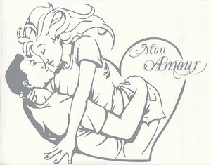 Wandtattoo Mon Amour - Bild 1 von 6
