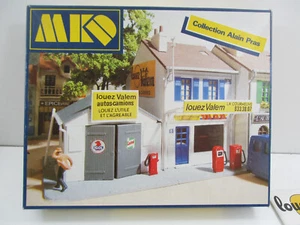 GARAGE STATION MAQUETTE A MONTER PROMOTIONNEL VALEM 1985 MKD HO - Imagen 1 de 6