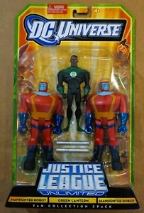 DC Universe Justice League Unlimited Confezione da 3 Manhunters & Robot Lanterna Verde - Foto 1 di 2