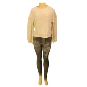 Time And Tru Gr. S (4-6) Pullover Damen hellbraun - Bild 1 von 3