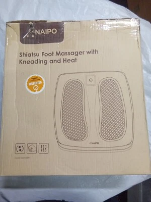Masajeador de pies NAIPO Shiatsu con amasado y calor (GRIS) Foto 1 de 3