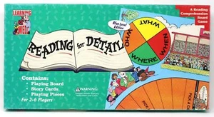 Reading for Detail , Blue Level Edition- A Reading Comprehension Board Game - Picture 1 of 4