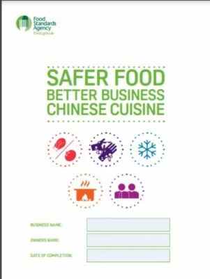 FOOD STANDARDS AGENCY Safer Food Better Business For Chinese Restaurants and Takeaways in English
