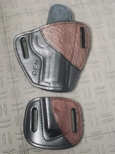 Southern Trapper Alligator Trim Leather Holster For Beretta 92 W/Mag Holster - Picture 1 of 8