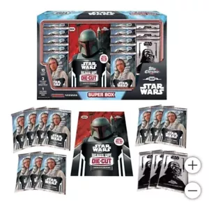 2024 Topps CHROME Costco Star Wars Super Box 10 Packs 3 Exclusive Silver Packs - Picture 1 of 4