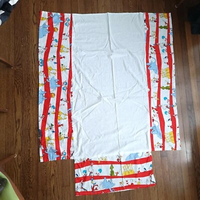 Falda de cama vintage Dr. Seuss & Characters bebé niño dibujos animados años 70 Foto 1 de 4