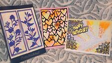 Hand Made Birthday Greeting Cards - 3 For $11 - Free Shipping -No Reproductions