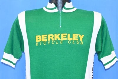 CAMISETA VINTAGE AÑOS 80 BBC BERKELY BICYCLE CLUB 2 LADOS BICICLETA CICLISMO CREMALLERA MEDIANA M Foto 1 de 4