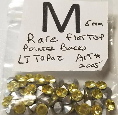 De Colección Cristal 5mm Swarovski Estrás Punta Trasera RARO + Joyería Artesanal Reparación 2013 Foto 1 de 2