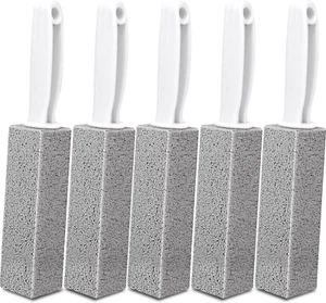 5 Pack Pumice Stone for Cleaning, Pumie Scouring Stick with Handle, Pumice St... - Picture 1 of 12