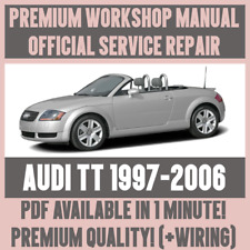 WORKSHOP MANUAL SERVICE & REPAIR GUIDE for AUDI TT 1997-2006 +WIRING