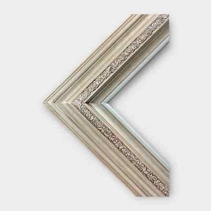 20 x 30 In Stock-Traditional vintage style wood frame, MARBLE SILVER, wood - Picture 1 of 10