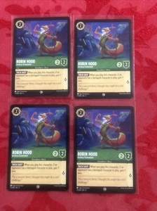 4x Lorcana Shimmering Skies - Robin Hood - Concursante de tiro con arco - 77/204 - x4 - Imagen 1 de 7