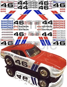 Bre Datsun water-slide decals 1:64, 1:32, 1:24 scale model car - Picture 1 of 6