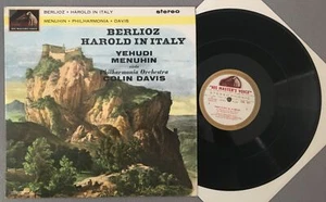 R556 Berlioz Harold in Italy Menuhin / Violin Davis LPO HMV ASD 537 Stereo ED1 - Picture 1 of 3