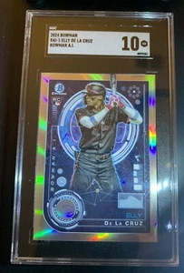 2024 Bowman Chrome Elly De La Cruz Bowman AI 10 #BAI-1 Rookie SGC 10 - Picture 1 of 3