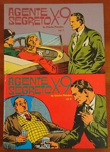 CHARLES FLANDERS "AGENTE SEGRETO X-9" I-II COMIC ART 1978 STRISCE GIORNALIERE - Picture 1 of 2