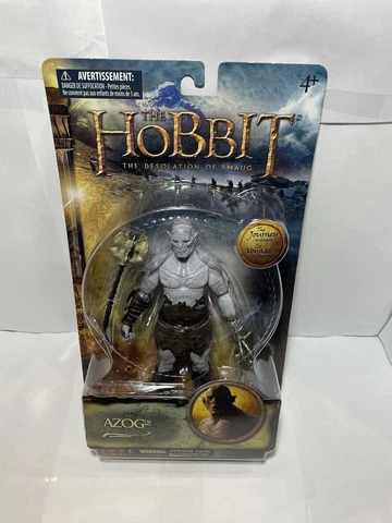 The Hobbit Desolation Of Smaug Azog Orc Action Figure/New In Box/Rare Cover