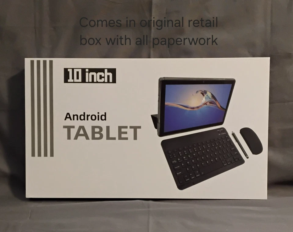 Tablet 10" 2 en 1 con Estuche para Teclado Ratón Stylus Pen Foto 1 de 3