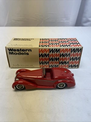 1:43 WESTERN MODELS ALFA ROMEO 8C 2900B 2900 B SPYDER RED, New! - Image 1 of 4