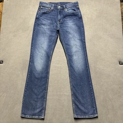 Jeans masculino Levis 32x34 (adequado para 32x32,5) azul 527 bootcut fino algodão cowboy ocidental - Imagem 1 de 4