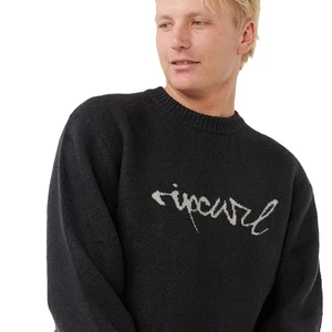 Sudadera Rip Curl Medina Script Crew - Negra - Imagen 1 de 6