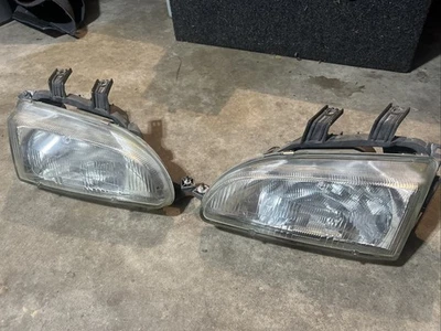 1992-1995 EG Honda Civic Coupe Sedan Hatchback OEM conjunto de farol Stanley - Imagem 1 de 4