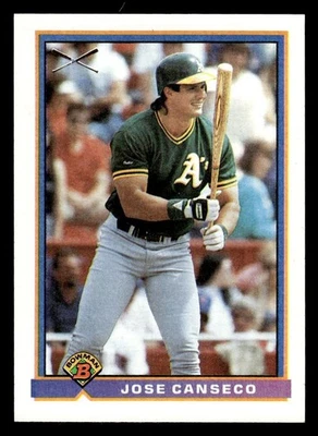 1991 BOWMAN JOSE CANSECO 372 MINT BASEBALL OAKLAND ATHLETICS - Image 1 of 2