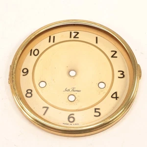 Seth Thomas No. 124 Clock Dial with Bezel and No Glass - XC971 - Picture 1 of 5