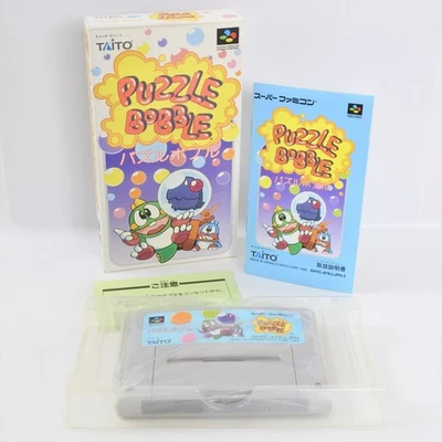 PUZZLE BOBBLE Super Famicom Nintendo 0643 sf - Image 1 of 4