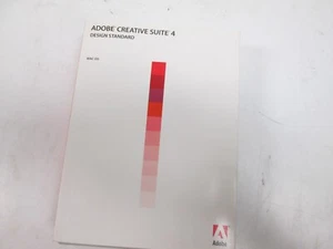 ADOBE CREATIVE SUITE 4 DESIGN STANDARD 3 DISC MAC OS NO KEY - Picture 1 of 4