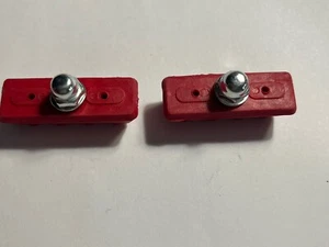 NEW RED OLD SCHOOL BMX FREESTYLE BRAKE PADS (2 Included) MONGOOSE GT DIA COMPE - Picture 1 of 2