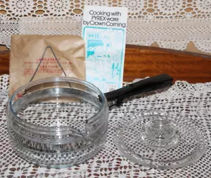 Pyrex Corning USA 6231 Saucepan & Lid 1.5 qrt - unused, leaflet & heat grid - Picture 1 of 9