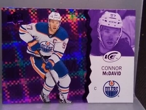 2023-24 Upper Deck Ice Connor McDavid Purple Parallel SP #42 - Bild 1 von 7