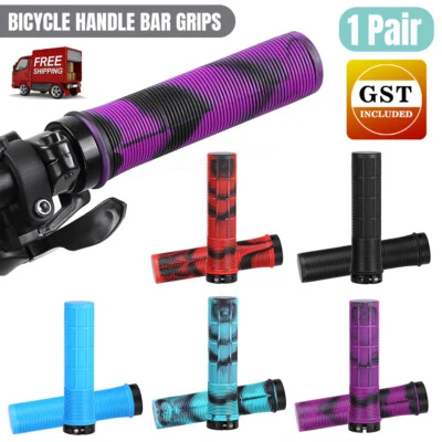 Anti Slip Lock On Bike Handlebar Handle Hand Grips BMX MTB Mountain Bicycle AU - image 1 of 4